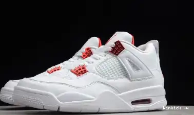 METALLIC JORDAN 4 RETRO AIR RED 0619